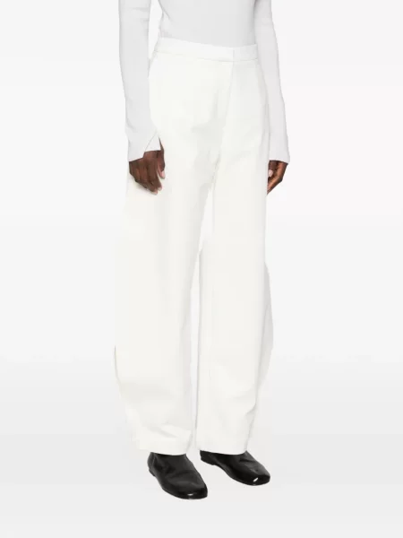 Pantaloni Viktoria Chan alb