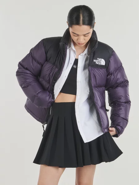 Geacă The North Face retro violet