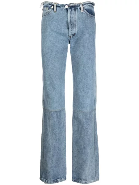 Blugi drepți Natasha Zinko albastru