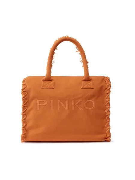 PINKO Torebki Kobieta ONE SIZE Średnia torba na zakupy plażowa pomarańczowy