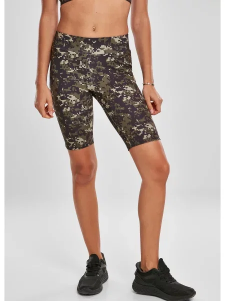 Kolarki Urban Classics z wysoką talią w kamuflażu czarne