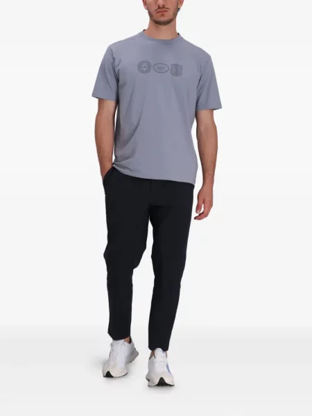 Tricou Boss cu autograf gri