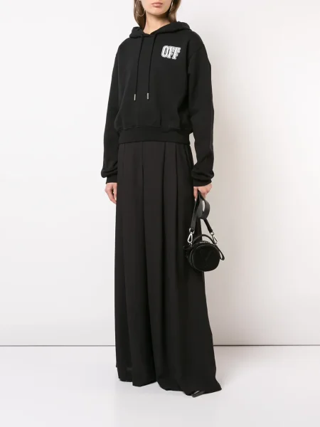 Pantaloni Off-white alb
