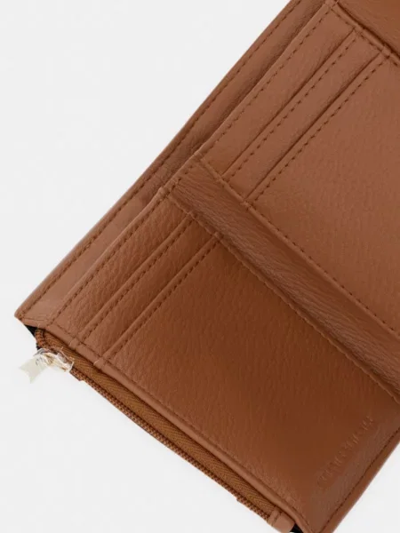 Portfel Armani Exchange skórzany brązowy