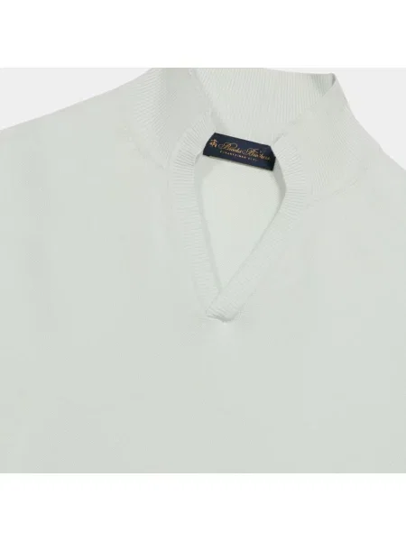 Dzianinowa koszulka polo Brooks Brothers biała