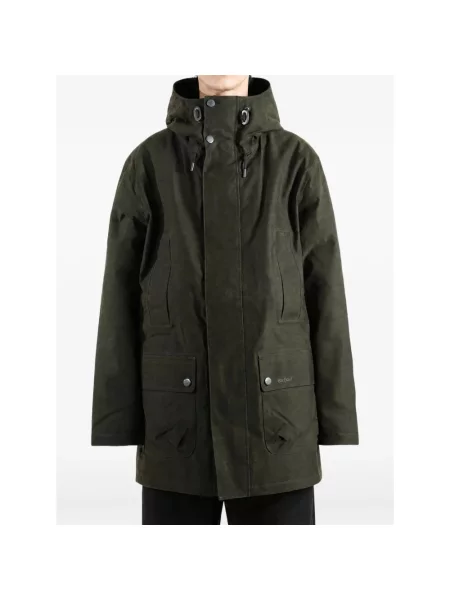 Parka Barbour wodoszczelna zielona