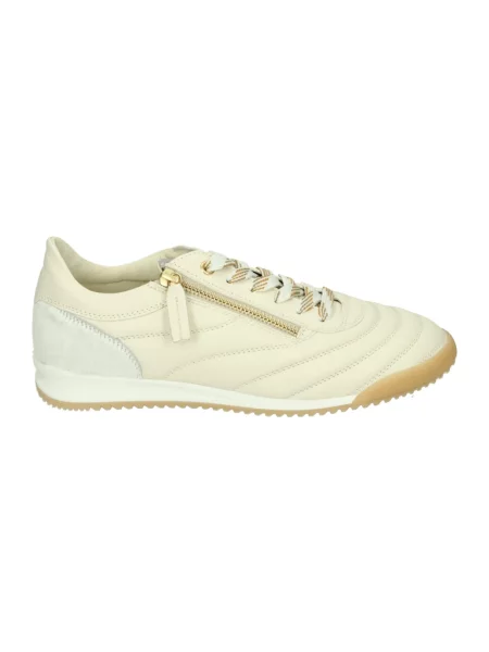 Sneakersy Dl Sport skórzane beżowe