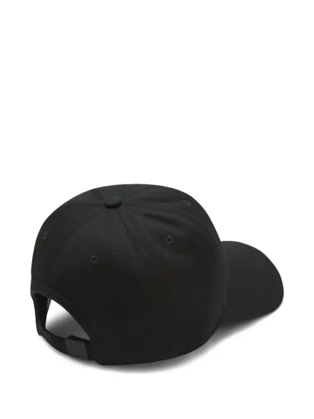 Czapka z daszkiem dziecięca Lacoste czarna