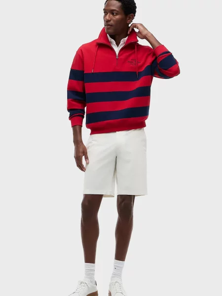 Свитер Tommy Hilfiger в полоску красный
