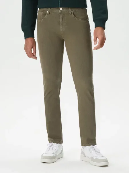 Скіні джинси Lacoste зелений