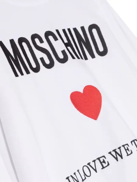 Bluza dziecięca Moschino biała