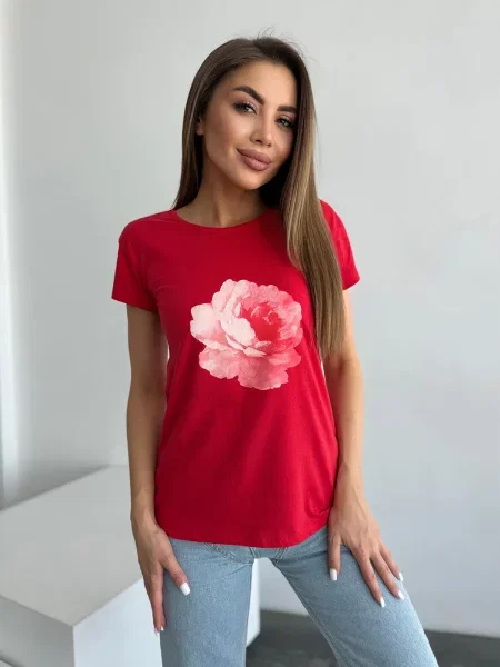 Футболка Issa Plus красная