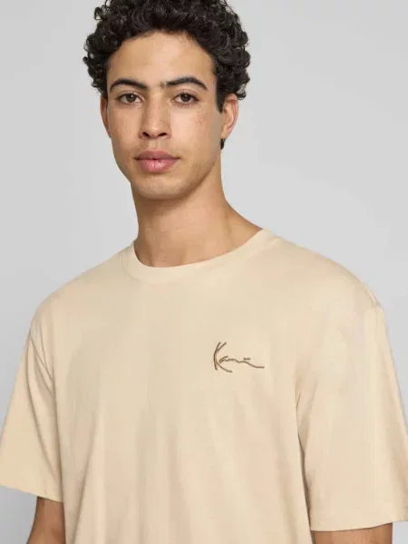 T-shirt o kroju relaxed fit z wyhaftowanym logo Karl Kani