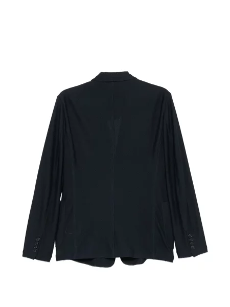 Pleteni blejzer Giorgio Armani s reverom plava