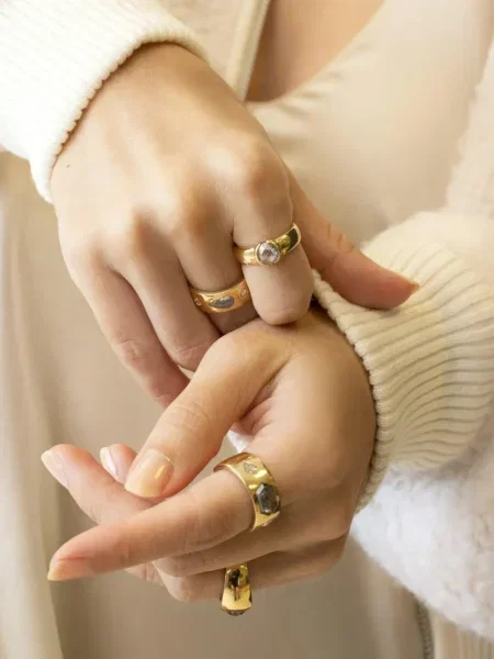 Pierścionek Nimo With Love żółty