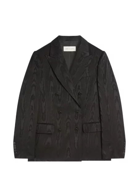 Sacou Dries Van Noten negru