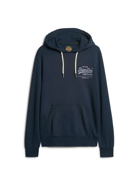 Superdry Mikina Heritage námořnická modř bílá