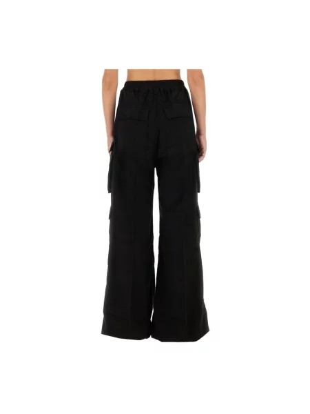 Spodnie cargo Rick Owens czarne
