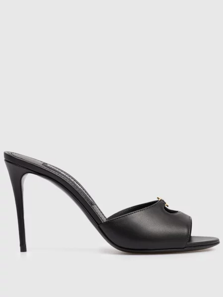 Кожаные мюли Dolce&gabbana черные