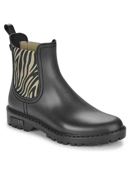 Pantofi Verbenas cu imprimeu animal print negru