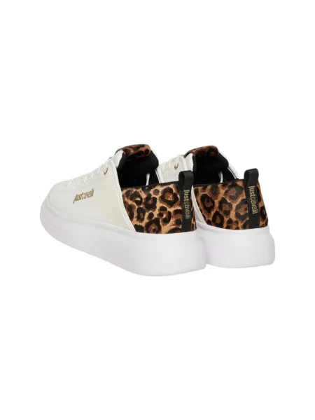Just Cavalli sneakers din piele alb