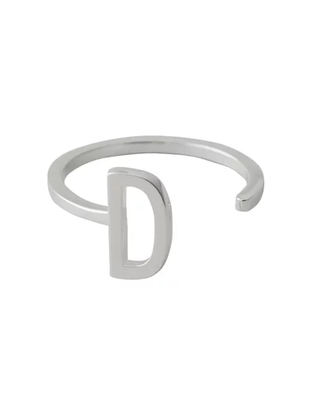 Prsten Design Letters srebrni