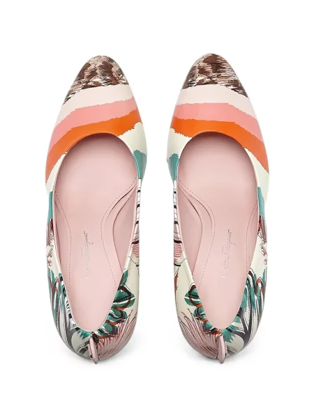 Pantofi cu toc Ferragamo roz