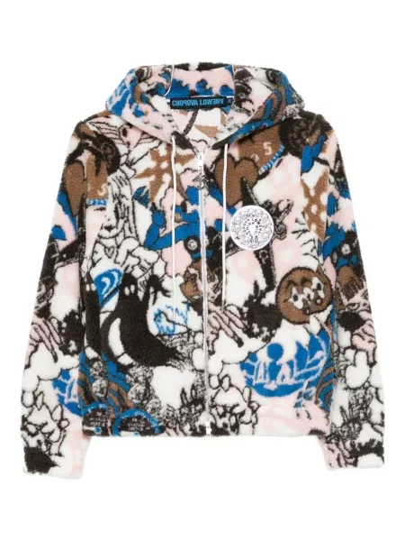 Bluza z kapturem Chopova Lowena polarowa biała