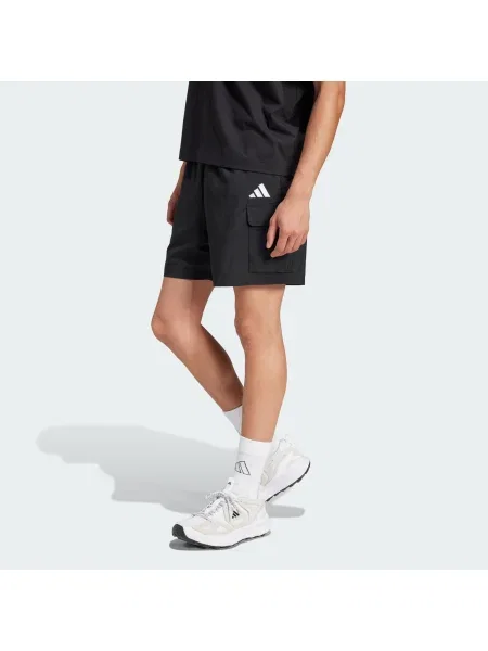 ADIDAS SPORTSWEAR Sportske hlače Essentials crna bijela