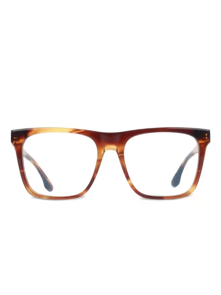 Ochelari de soare Victoria Beckham Eyewear cu dungi maro