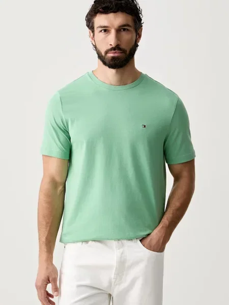 Tommy Hilfiger t-shirt ανδρικό πράσινο