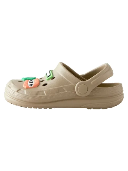 Next Pantofi deschiși Minecraft bej / verde deschis / portocaliu pastel alb