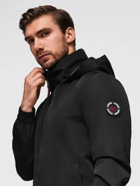 Geanta de piele Ombre negru