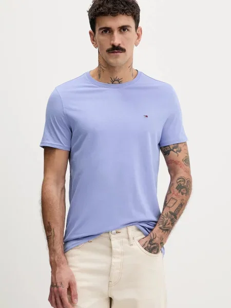 Тениска Tommy Jeans синьо