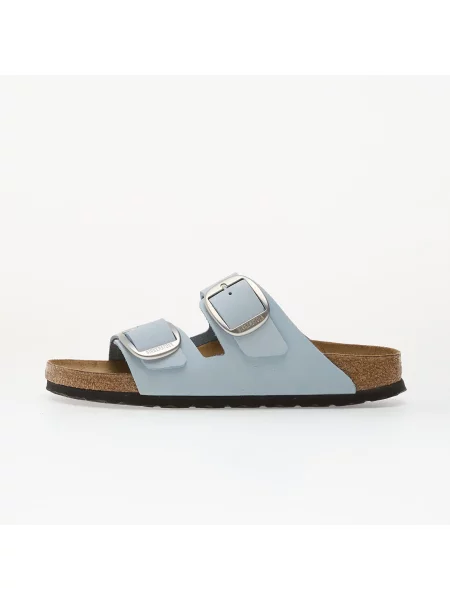 Δερμάτινα σκαρπινια Birkenstock με αγκράφα μπλε