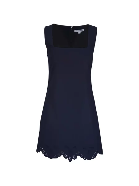 Rochie Veronica Beard cu broderie albastru