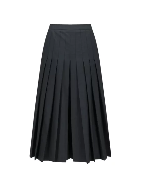 Pantaloni culottes Amomento plisate gri