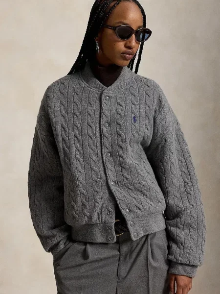 Bomber bunda Polo Ralph Lauren šedá