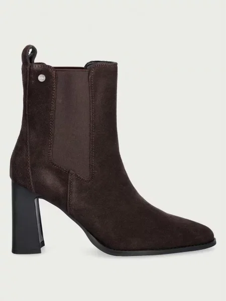 Goe botine pentru femei din nubuck maro