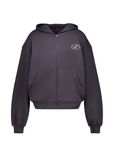 Суичър с качулка We11done сиво