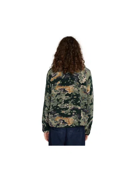 Sacou Element din fleece clasic verde