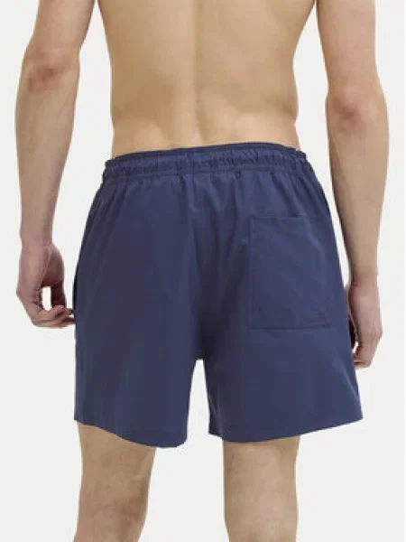 JACK & JONES Kratke kopalne hlače JPSTMAUI mornarska modra