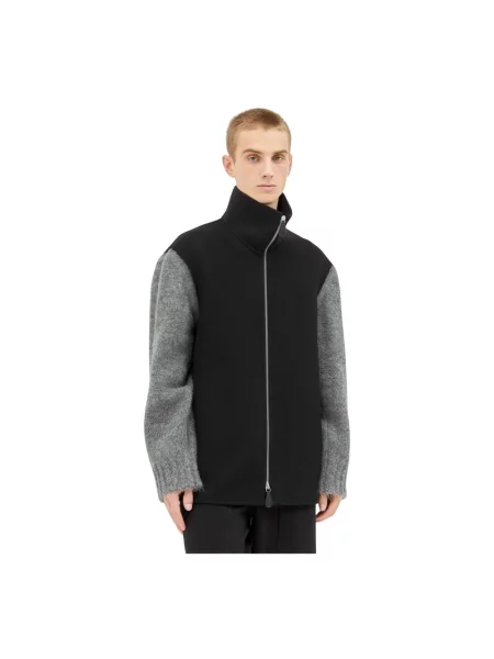 Kurtka Jil Sander wełniana czarna