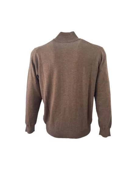 Kardigan Cashmere Company z kaszmiru brązowy