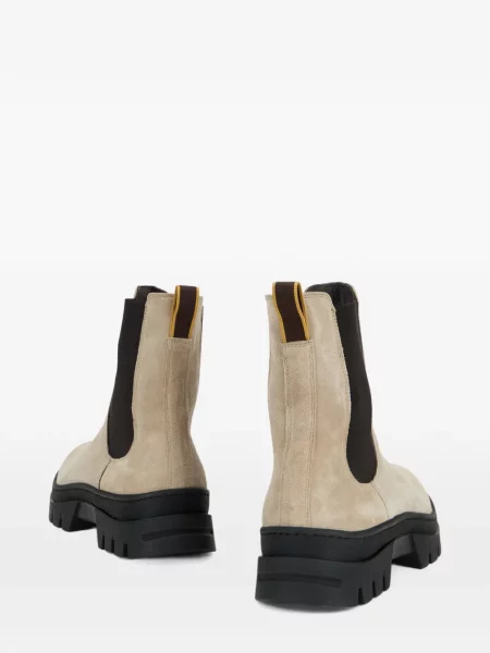 Botine chelsea Moorer din piele de căprioară chunky
