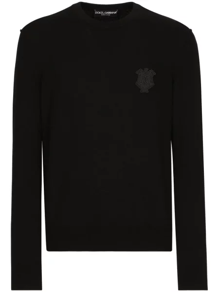 Pulover Dolce & Gabbana din cașmir negru