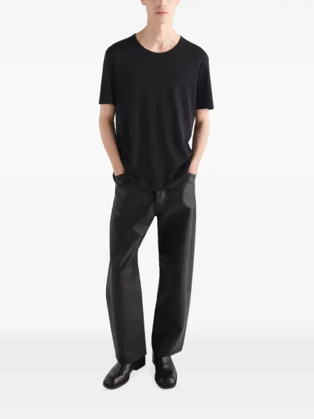 Tricou Lemaire din jerseu negru