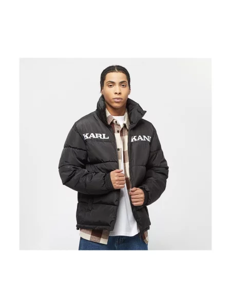 Bunda Karl Kani Retro Essential Puffer Jacket Black XL černá