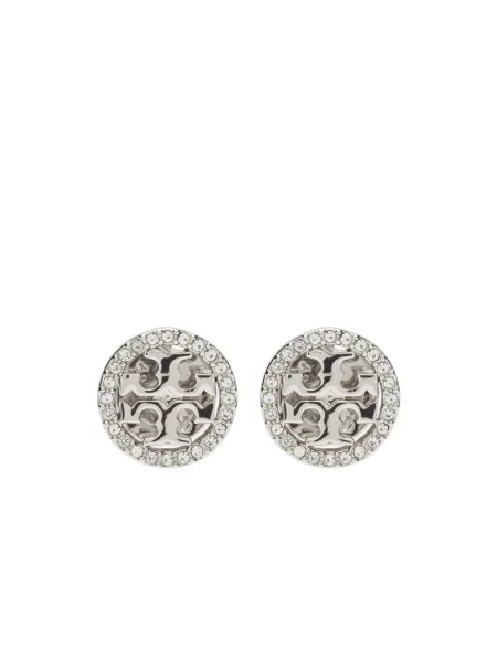 Kolczyki Tory Burch szare