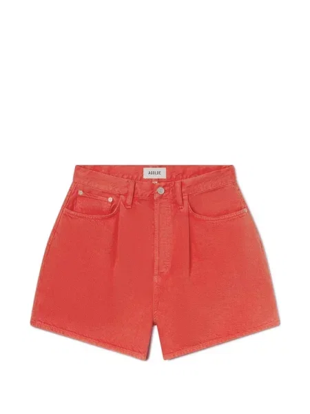 Pantaloni scurți Agolde portocaliu
